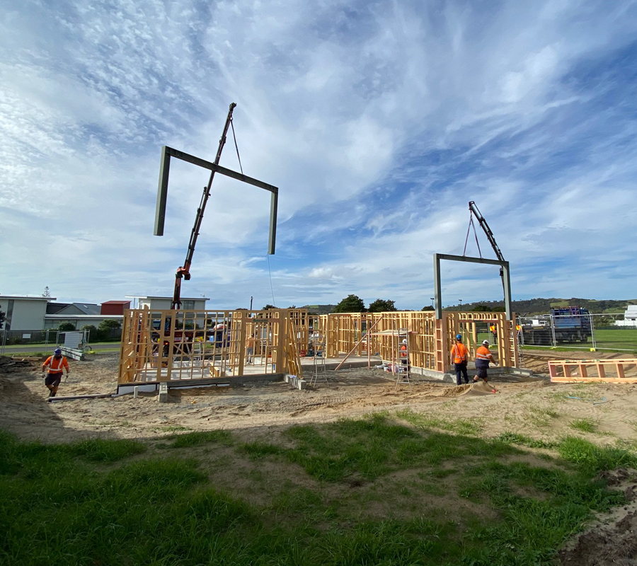 Structural-Steel-portal-installation