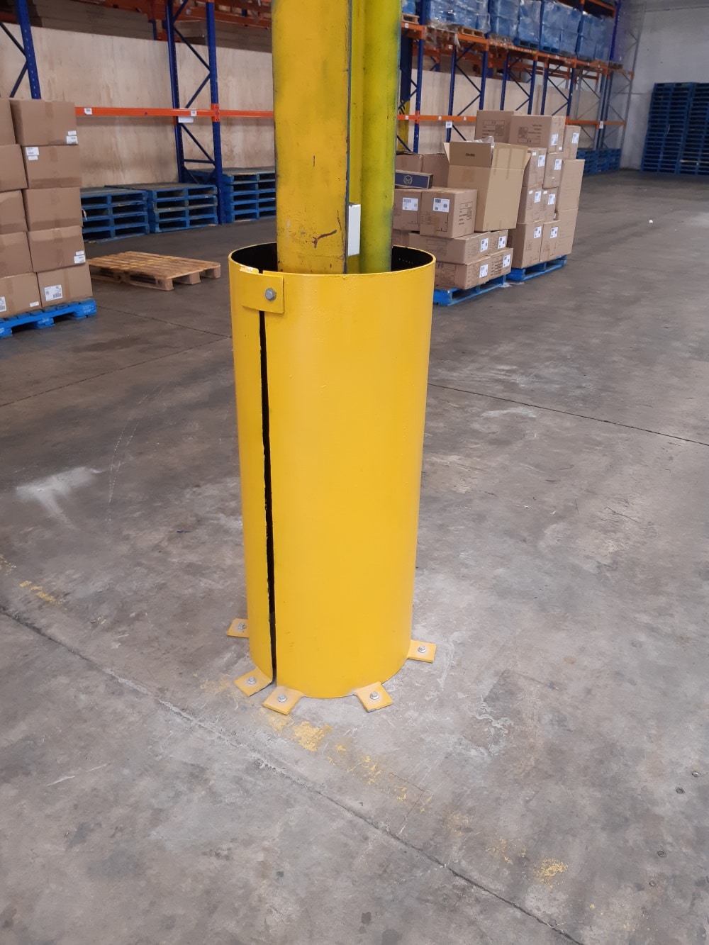 Bollard for warehouse - Cost effective protection for posts