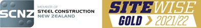 SCNZ member and Sitewise Gold logos